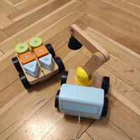 Ikea UPPSTA Gru con cubi, multicolorefaggio