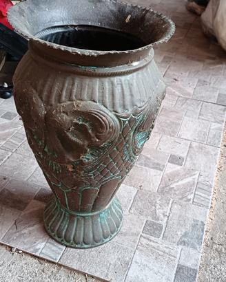 grande vaso in rame