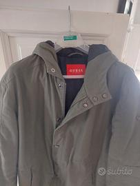 giubbotto lungo da uomo  marca  guess