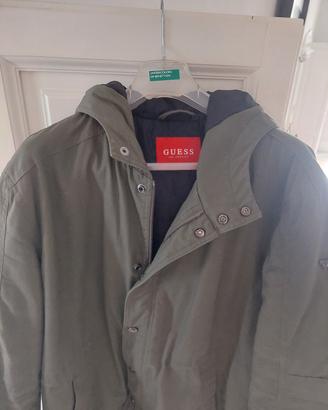 giubbotto lungo da uomo  marca  guess