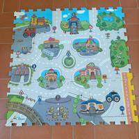 tappeto strade puzzle 