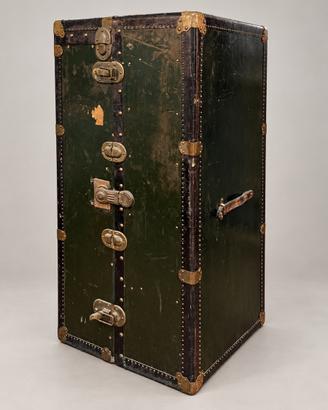Baule guardaroba Fendi vintage con cassettiera