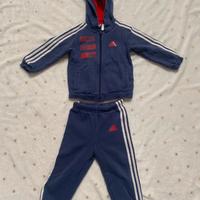 Tuta Adidas felpata bambino