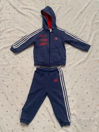 Tuta Adidas felpata bambino