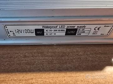 Alimentatore Waterproof LED 100W