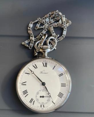 Orologio da tasca Perseo antico con catena | Mecca