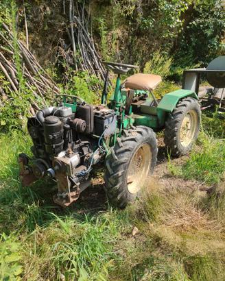 Trattore 4x4 Ruggerini con rimorchio