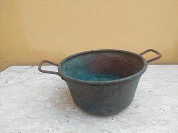 paiolo antico in rame