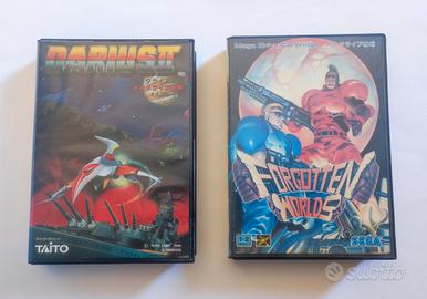 Darius II e Forgotten Worlds Sega MD ©1989/90