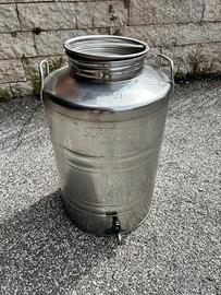 Contenitore olio di oliva Inox 50L