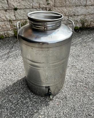 Contenitore olio di oliva Inox 50L