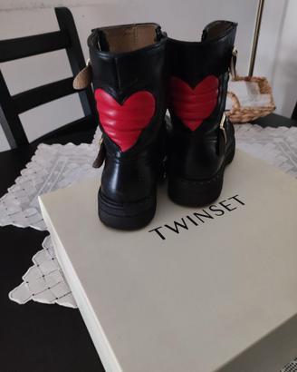 Twinset_Biker nero in vera pelle_Numero 33