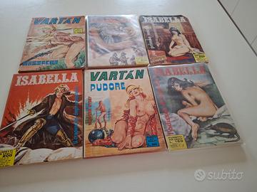 blocco fumetti per adulti vartan e isabella