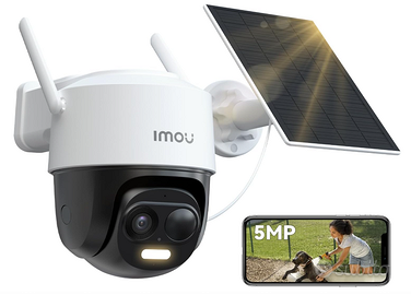 5MP Telecamera WiFi Esterno Senza Fili con Pannell