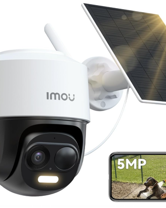 5MP Telecamera WiFi Esterno Senza Fili con Pannell