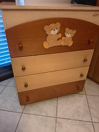 Cassettiera bambini 