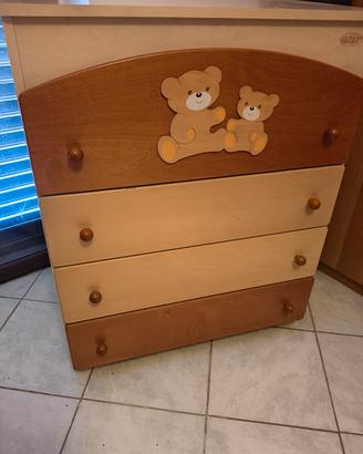 Cassettiera bambini 