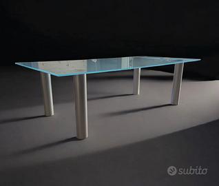 Tavolo piano in vetro Calligaris