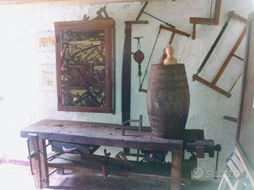 Tavolo bancone antico falegname