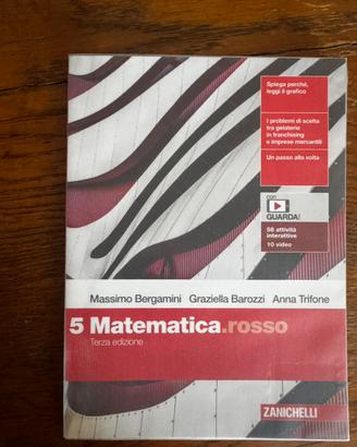 Zanichelli Matematica rosso 5