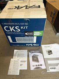 KIT FAAC CKS400 24V PER CANCELLO SCORREVOLE 400Kg