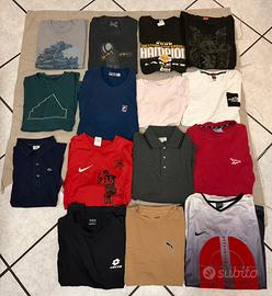 Lotto 15 T-shirt e Polo Firmate Uomo & Donna