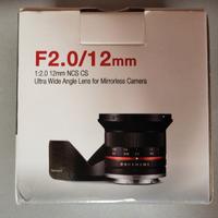 Samyang 12mm f 2.0