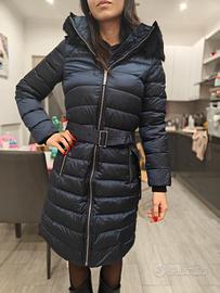 Piumino Burberry lungo con cintura tg S - NUOVO