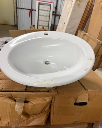 Lavabo da appoggio o incasso (Designo Ceramica)