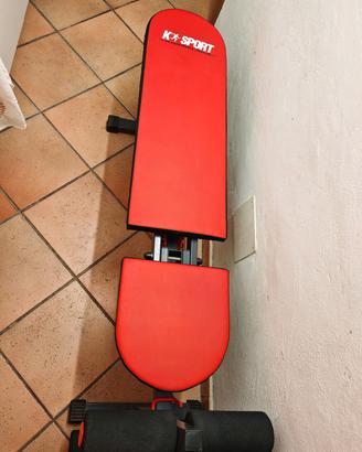Panca inclinabile + Leg extension/leg curl