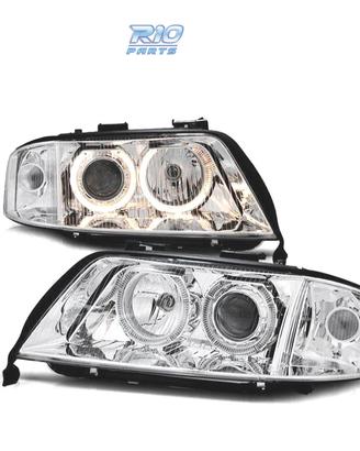 FARI XENON AUDI A6 4B 01-04 FONDO CROMATO