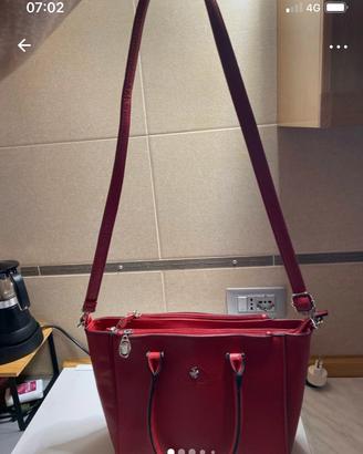 Borsa rossa Beverly Hills Polo club