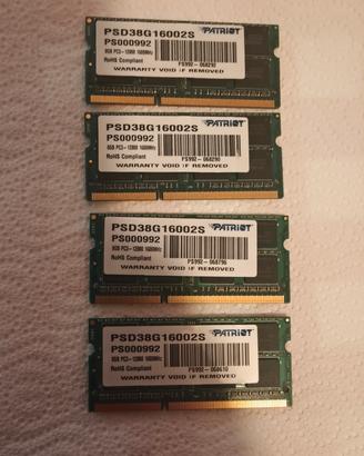 32GB DDR3 PC3-12800S 1600M iMac apple