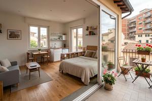 FURIO CAMILLO loft con TERRAZZO