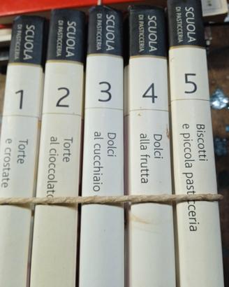 serie 5 libri pasticceria 
