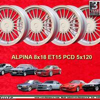 4 pz. cerchi BMW Alpina 8x18 ET25 E28 E34 E24 E23 