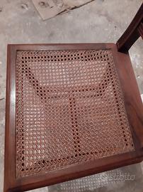 6 sedie in legno primi 900 francese