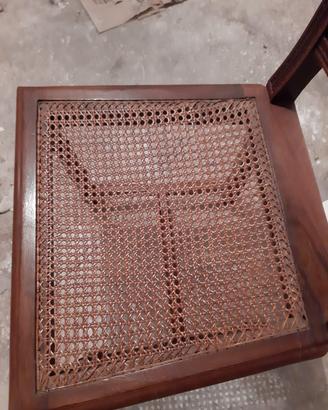 6 sedie in legno primi 900 francese