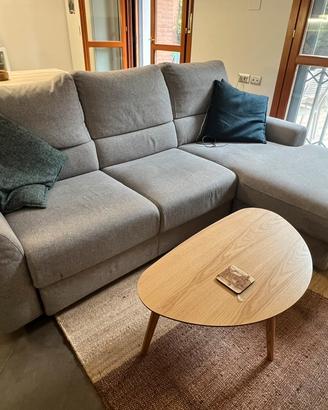 Divano letto con chaise longue