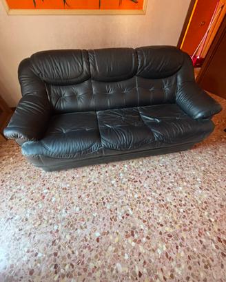 Divano Ecopelle Nero