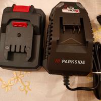 Caricabatterie e batteria Parkside NUOVI