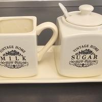 Set  zucchero e latte 