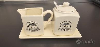 Set  zucchero e latte 