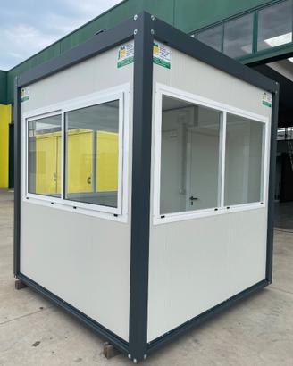 Prefabbricato guardiola /portineria vetrata mobile