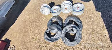 Cerchi modello sport 12 pollici per FIAT 500 epoca