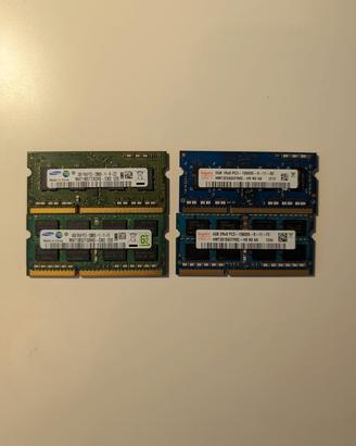 2x kit 4Gb+2Gb RAM DDR3