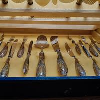 Servizio da dolce vintage argento 27 pezzi 