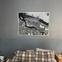 Ikea quadro 140 x 100 new york manhattan 55x39 1/4
