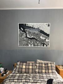 Ikea quadro 140 x 100 new york manhattan 55x39 1/4