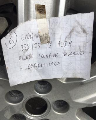 Ruote X Evoque N4 350totali